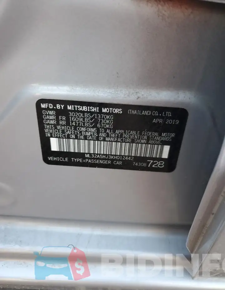 ML32A5HJ3KH012442 Photo# 12