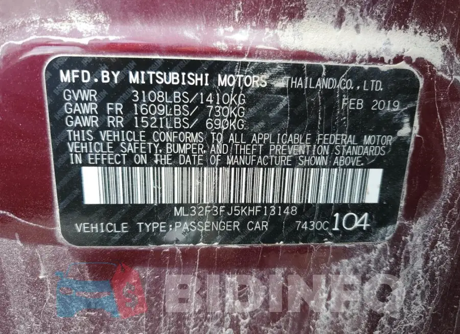 ML32F3FJ5KHF13148 Photo# 12