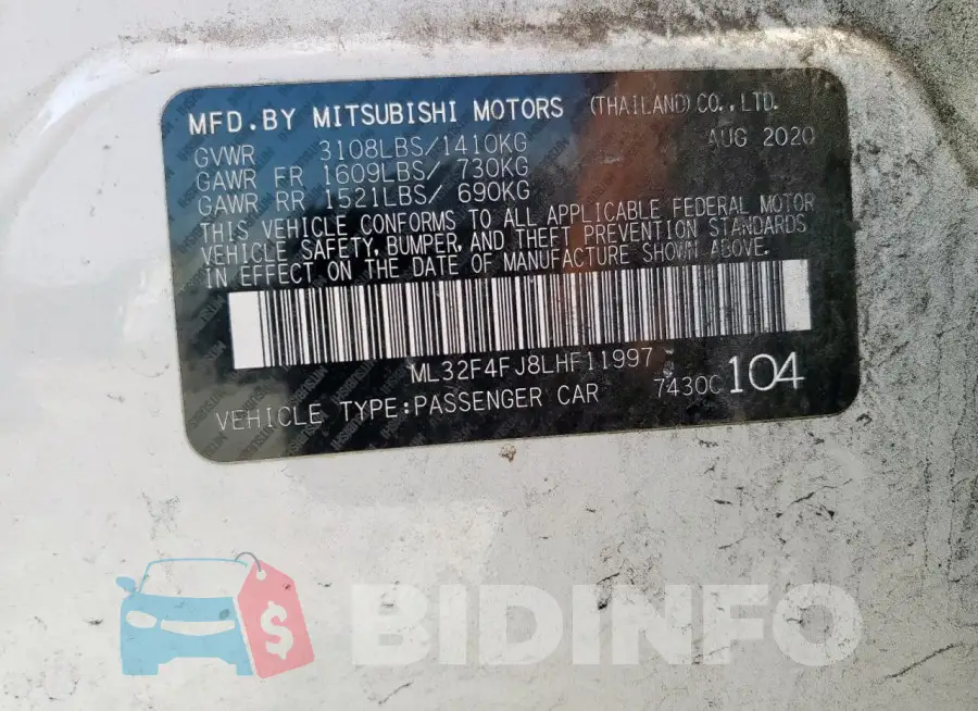 ML32F4FJ8LHF11997 Photo# 12