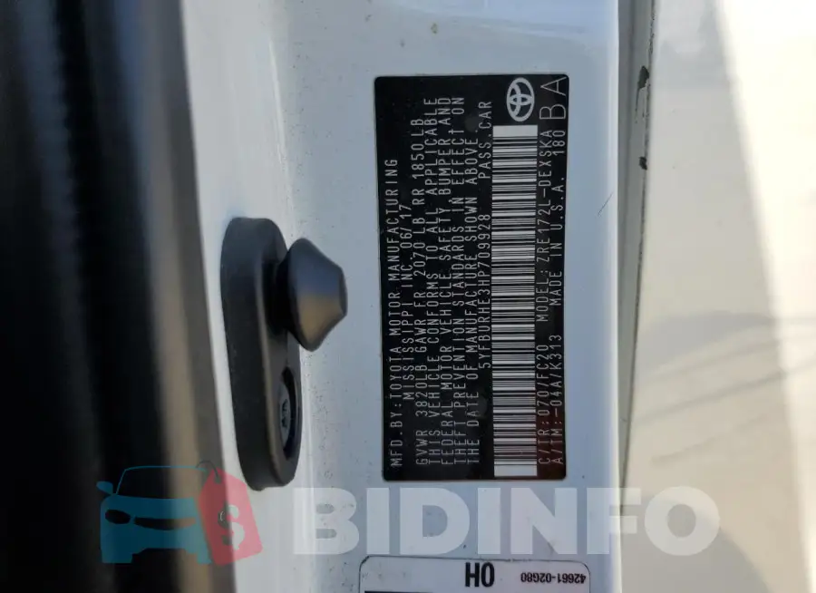 5YFBURHE3HP709928 Photo# 13