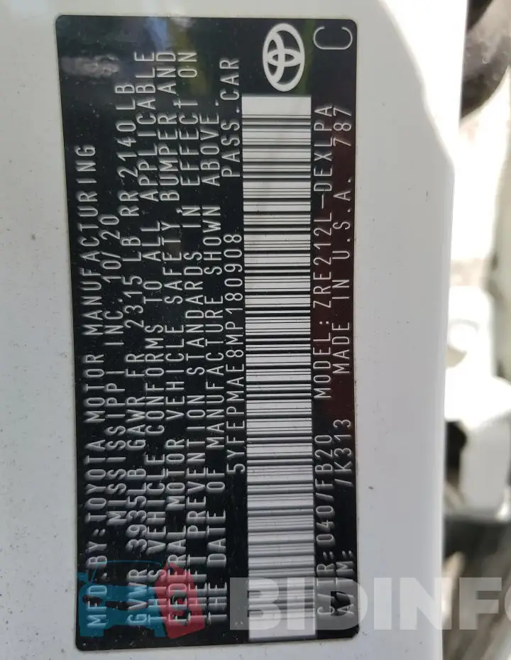5YFEPMAE8MP180908 Photo# 12