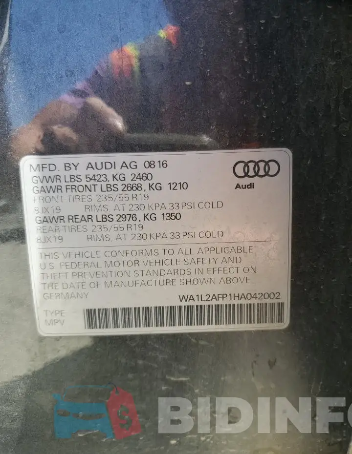 WA1L2AFP1HA042002 Photo# 13