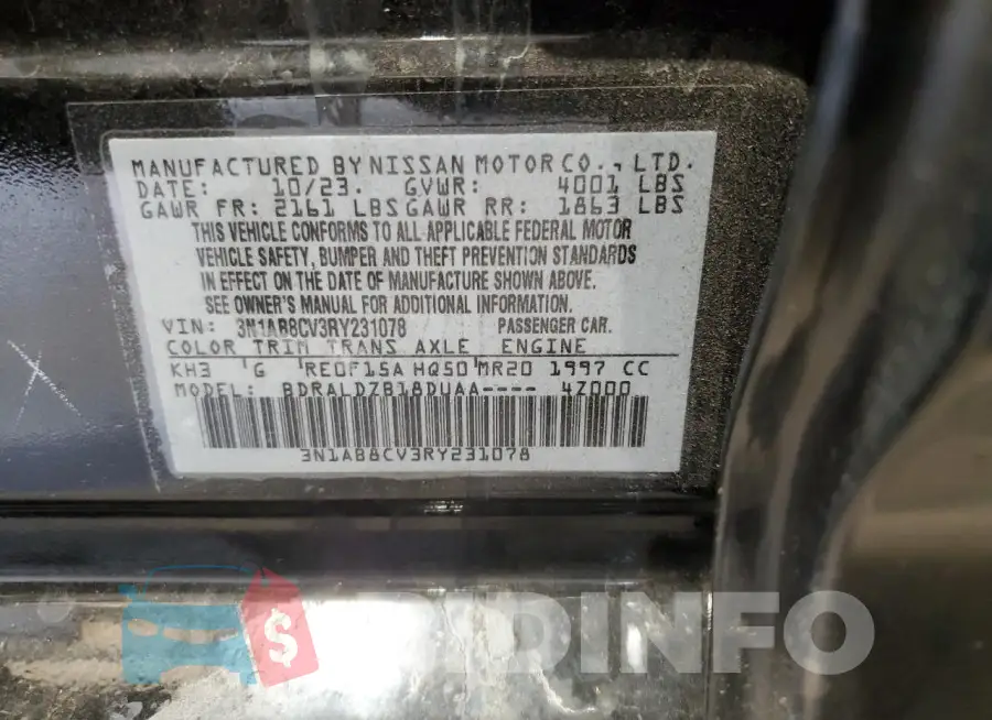 3N1AB8CV3RY231078 Photo# 12