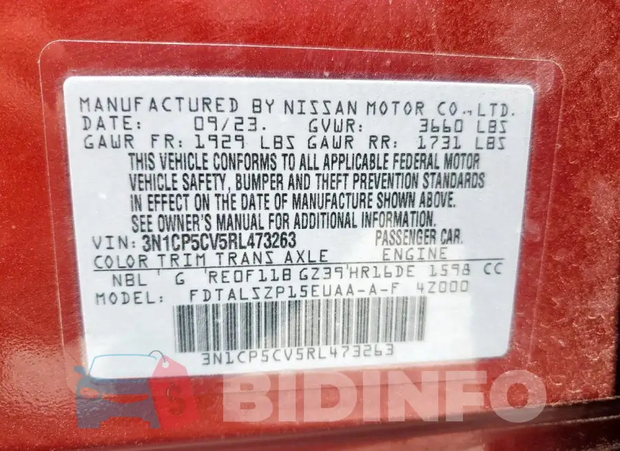 3N1CP5CV5RL473263 Photo# 12
