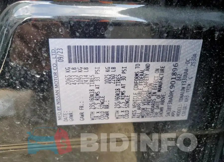 5N1BT3BA0PC901896 Photo# 13
