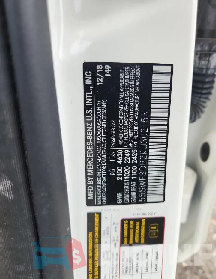 55SWF8DB2KU302153 Photo# 12