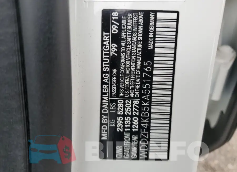 WDDZF4KB5KA551765 Photo# 12