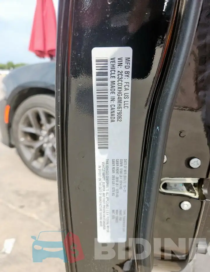 2C3CDXHG4MH679062 Photo# 12