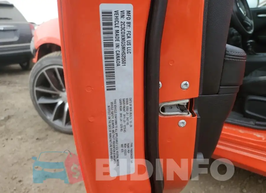 2C3CDXMG5MH525501 Photo# 13