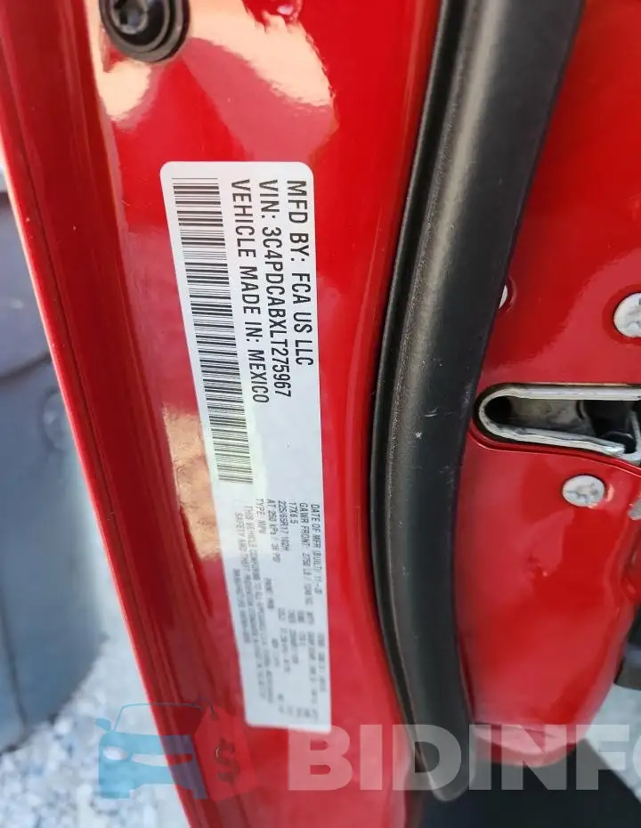 3C4PDCABXLT275967 Photo# 13