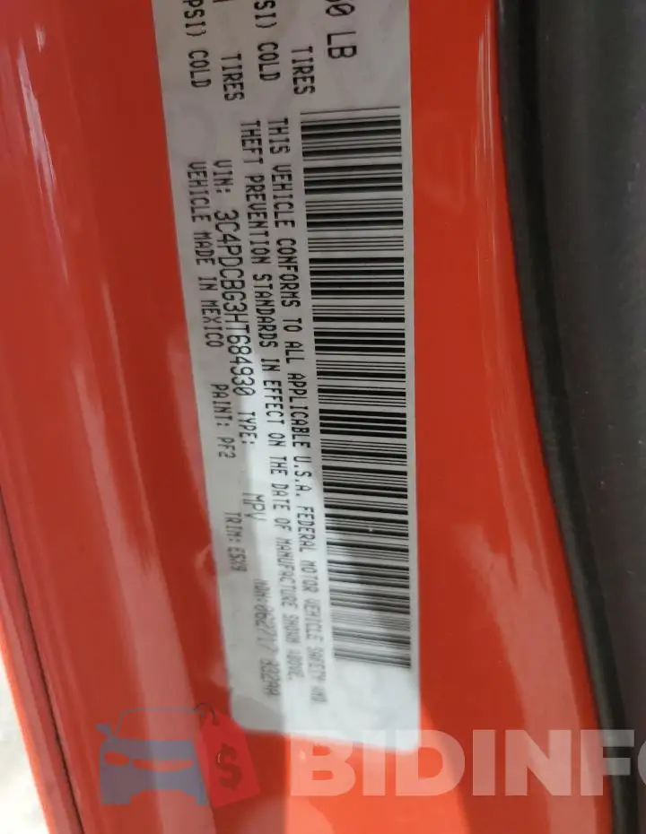 3C4PDCBG3HT684930 Photo# 14