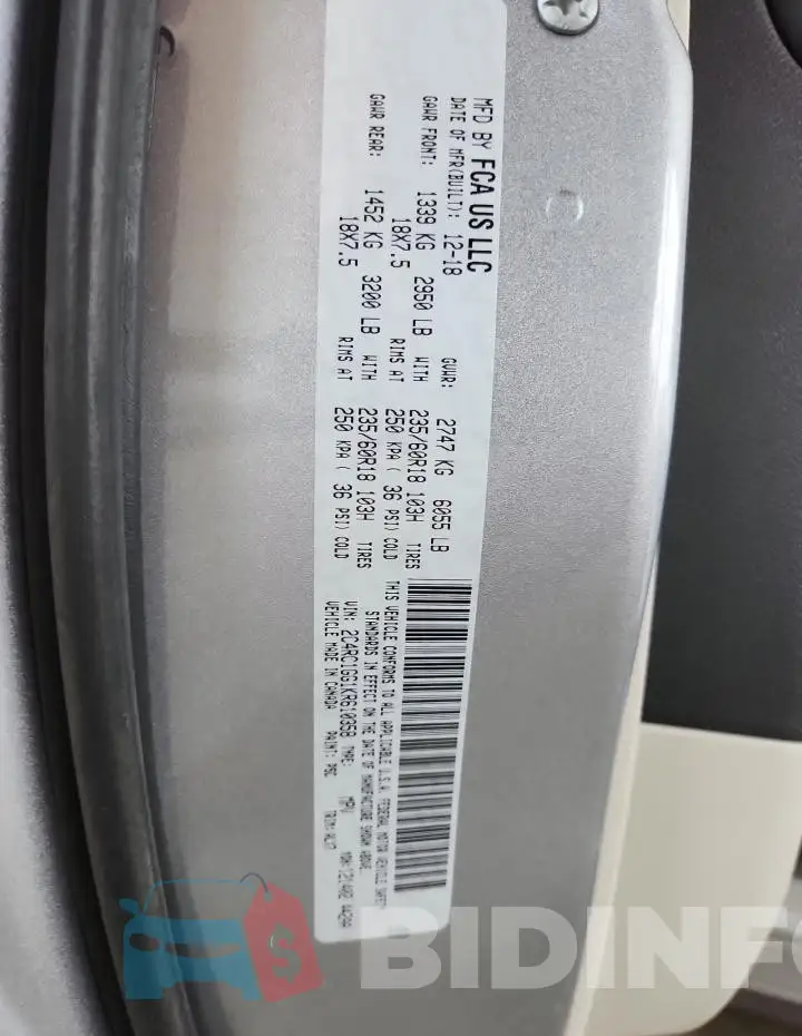 2C4RC1GG1KR610358 Photo# 14