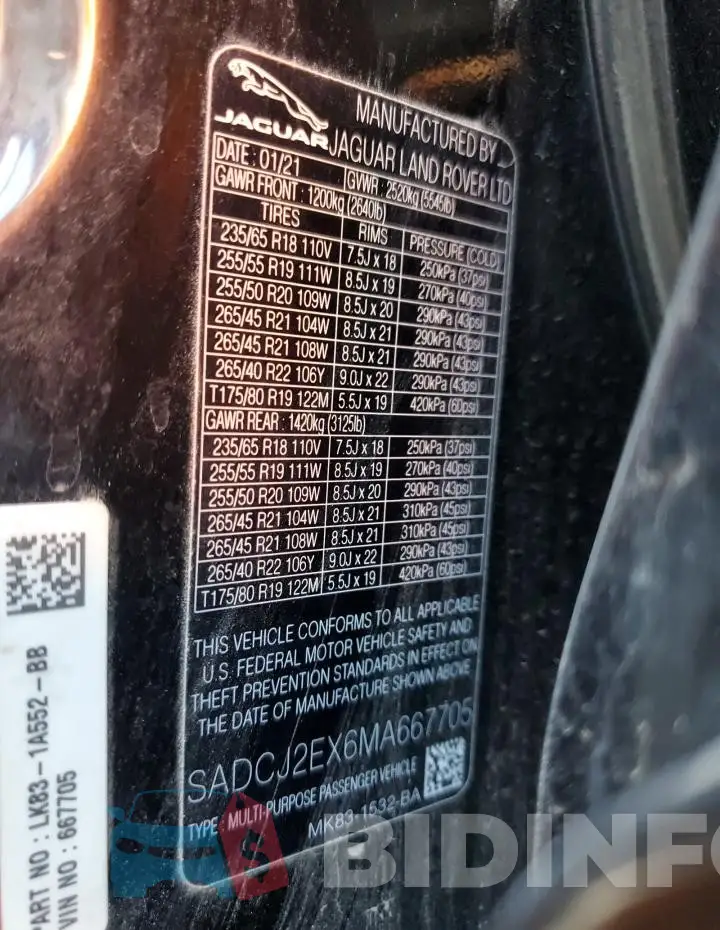 SADCJ2EX6MA667705 Photo# 13