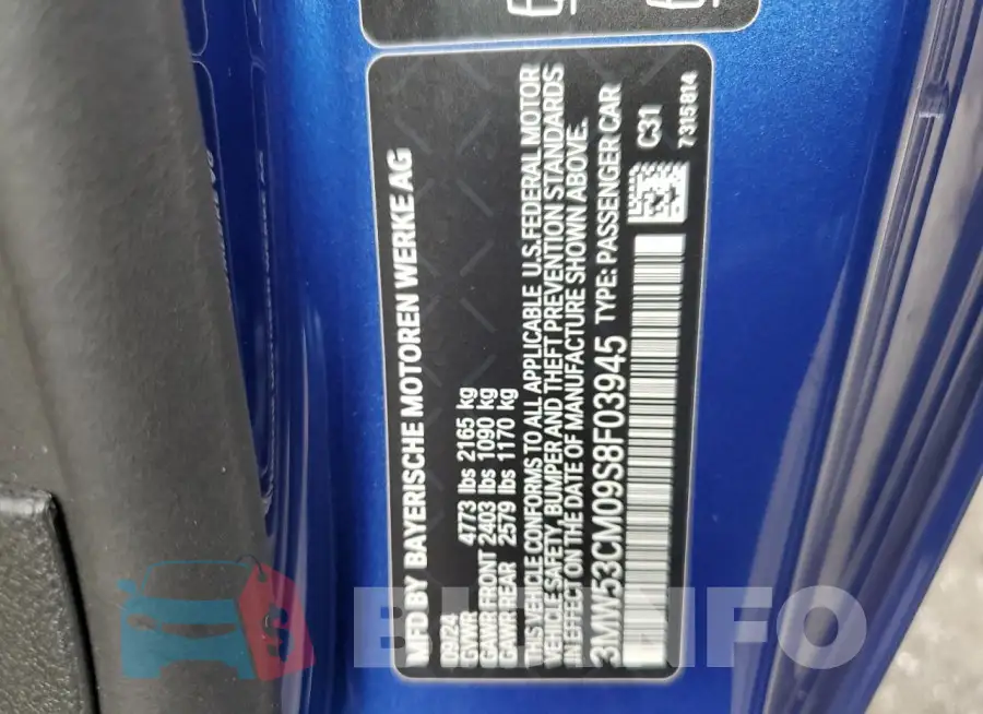 3MW53CM09S8F03945 Photo# 12