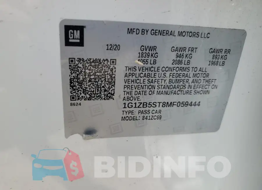 1G1ZB5ST8MF059444 Photo# 12