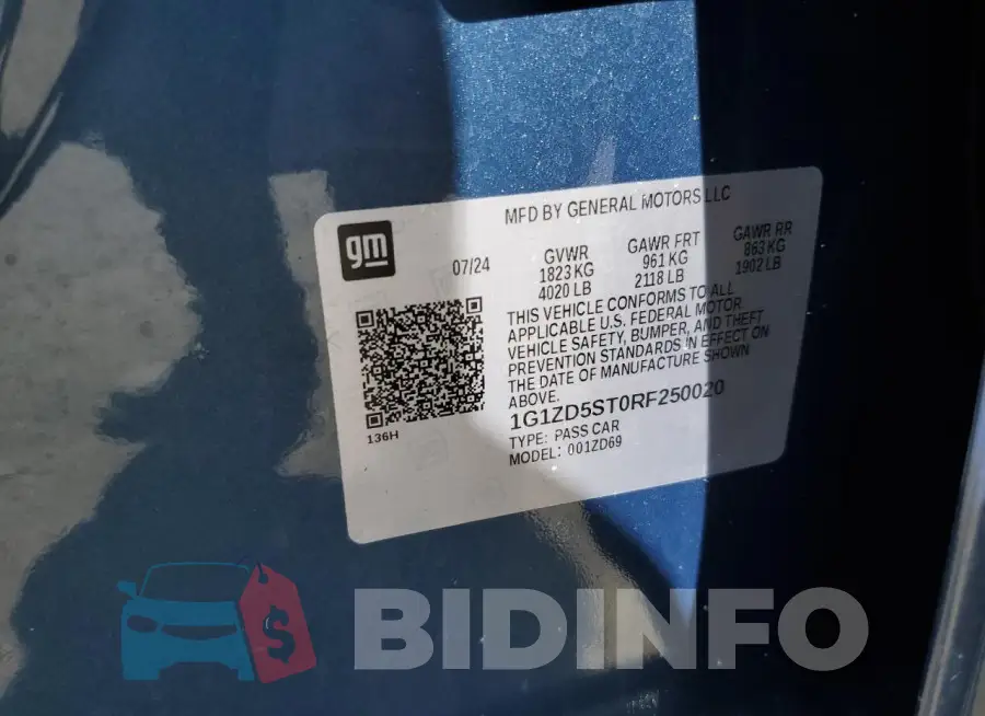 1G1ZD5ST0RF250020 Photo# 13