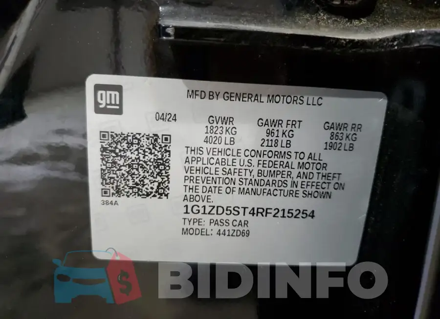 1G1ZD5ST4RF215254 Photo# 12