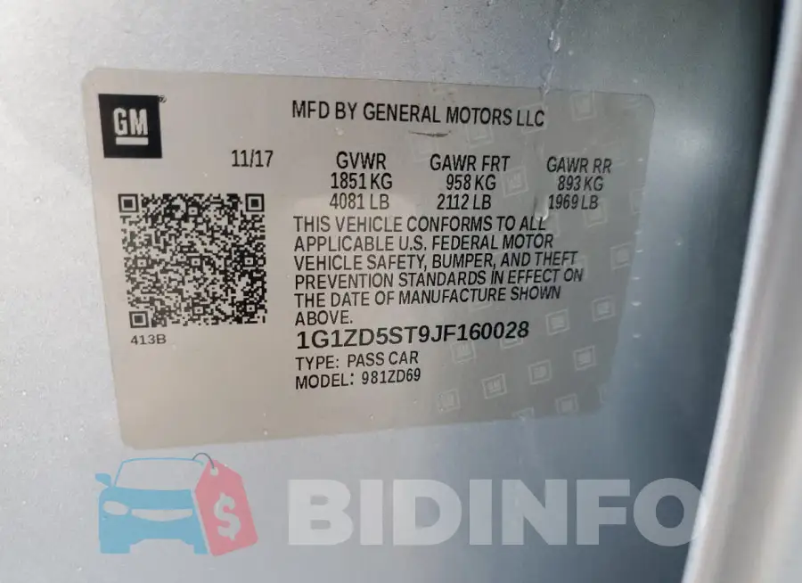 1G1ZD5ST9JF160028 Photo# 12