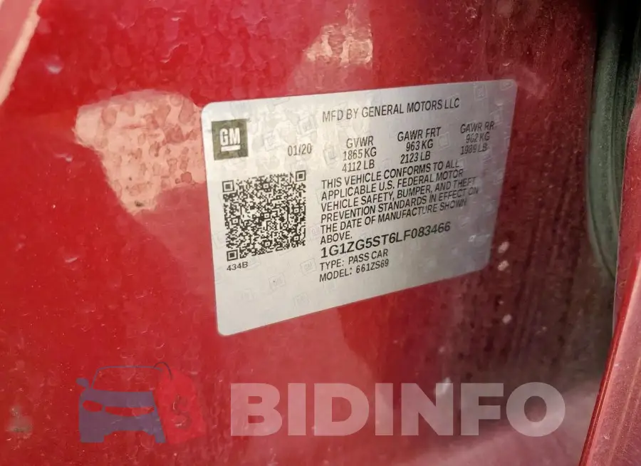 1G1ZG5ST6LF083466 Photo# 12
