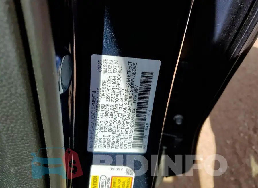 7FARS3H25SE006104 Photo# 13