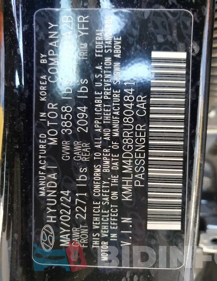 KMHLM4DG8RU804841 Photo# 13