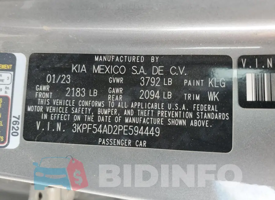 3KPF54AD2PE594449 Photo# 13
