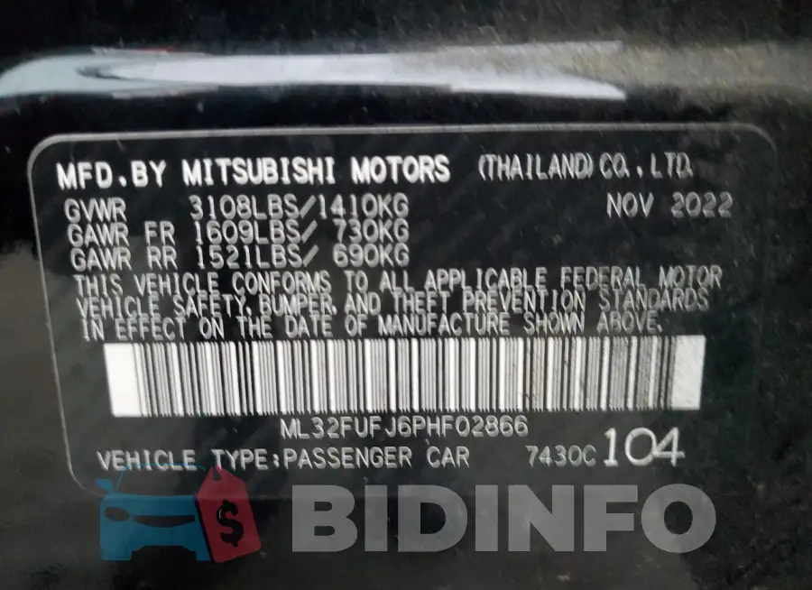 ML32FUFJ6PHF02866 Photo# 12