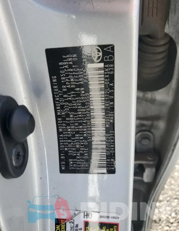 5YFBURHE0HP652359 Photo# 12