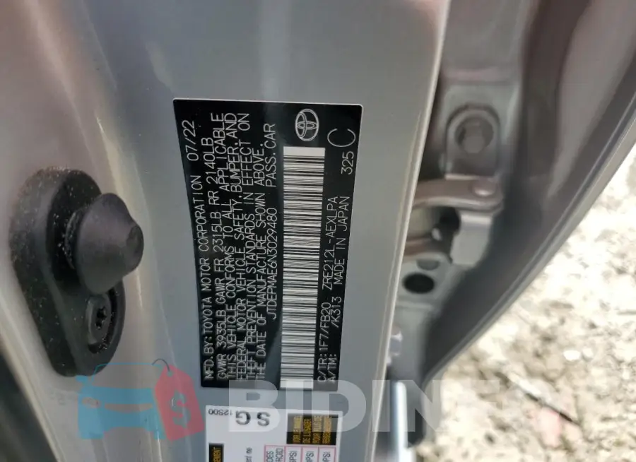 JTDEPMAE6N3029480 Photo# 13