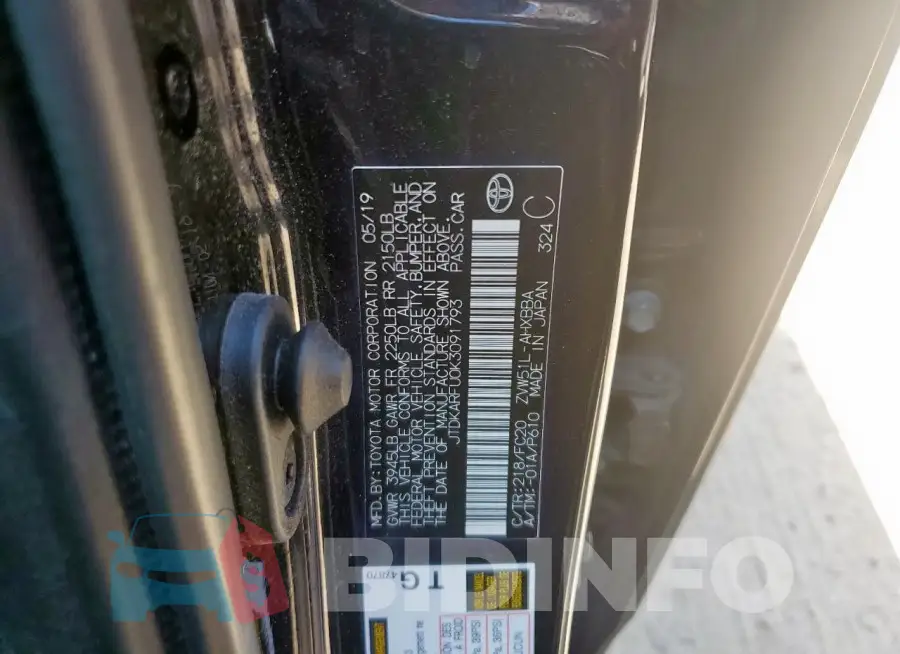 JTDKARFU0K3091793 Photo# 12