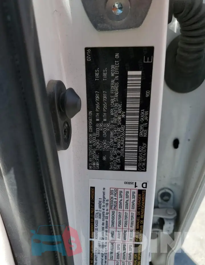 JTEBU5JR4G5363482 Photo# 13