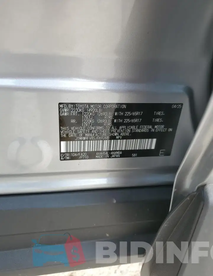 JTMRWRFV8SJ069268 Photo# 13