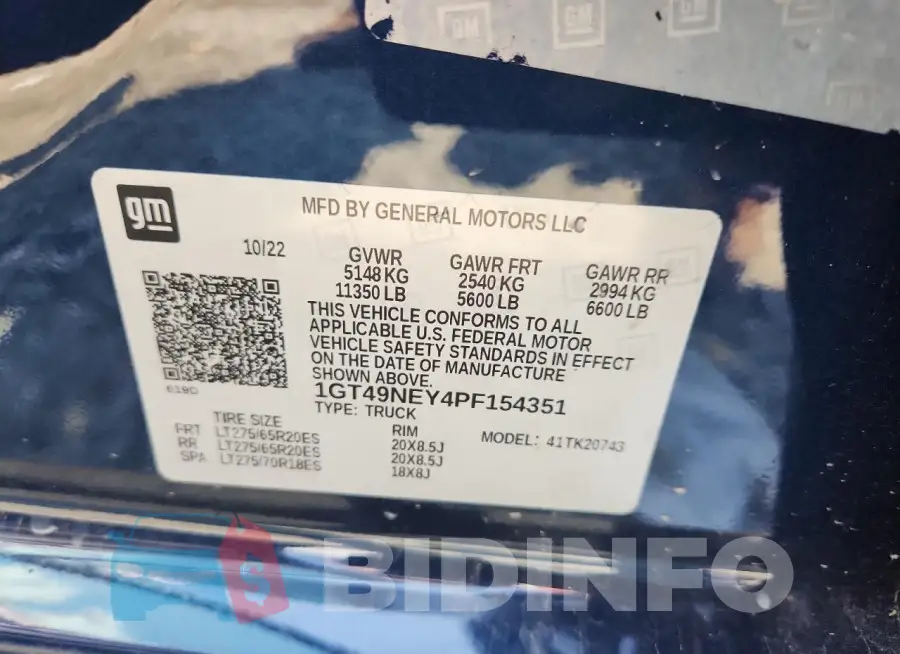 1GT49NEY4PF154351 Photo# 12