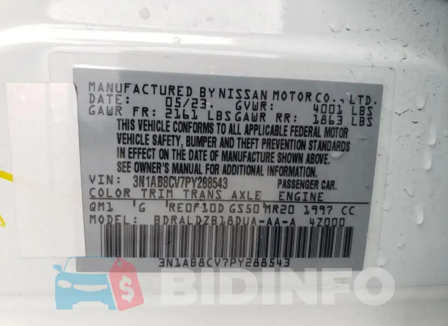 3N1AB8CV7PY288543 Photo# 12