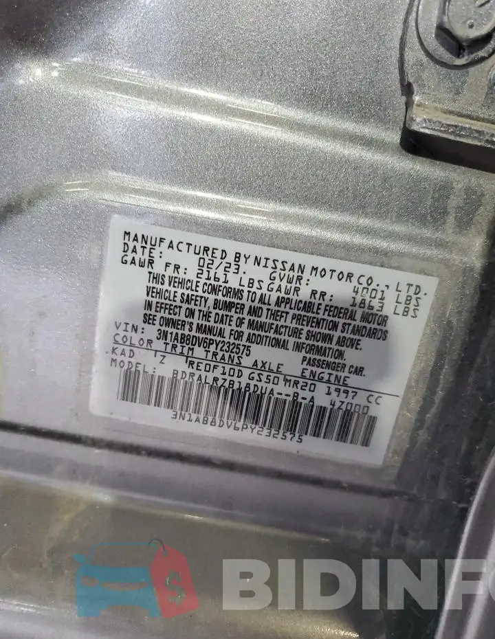 3N1AB8DV6PY232575 Photo# 12