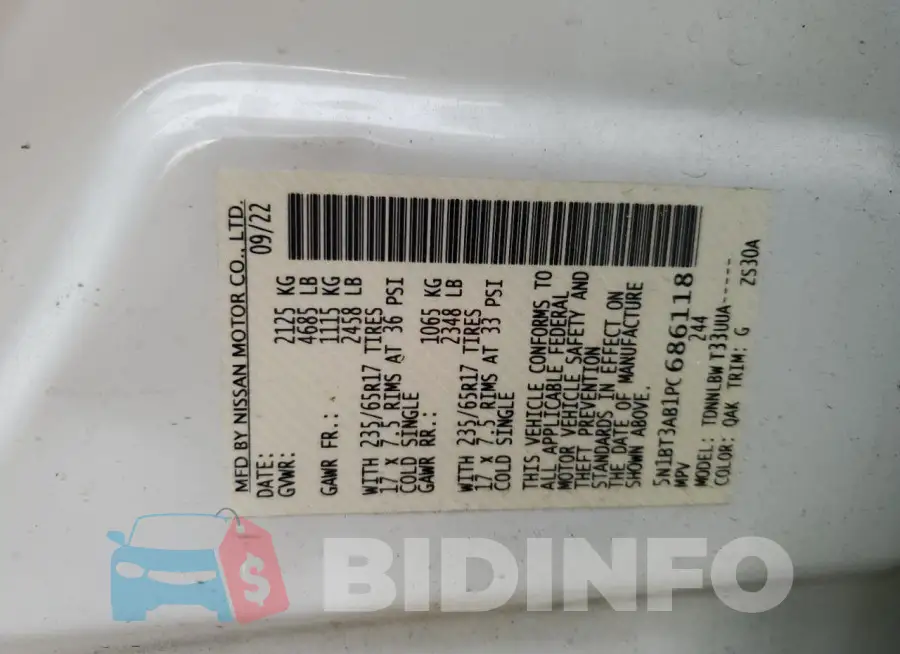 5N1BT3AB1PC686118 Photo# 13