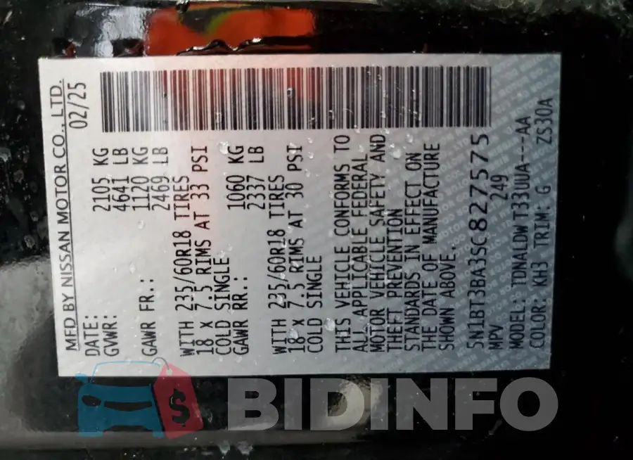 5N1BT3BA3SC827575 Photo# 13