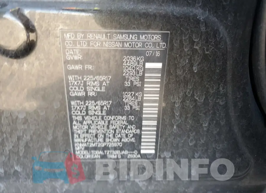 KNMAT2MT2GP725970 Photo# 12