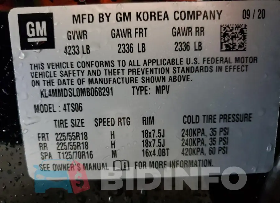 KL4MMDSL0MB068291 Photo# 14