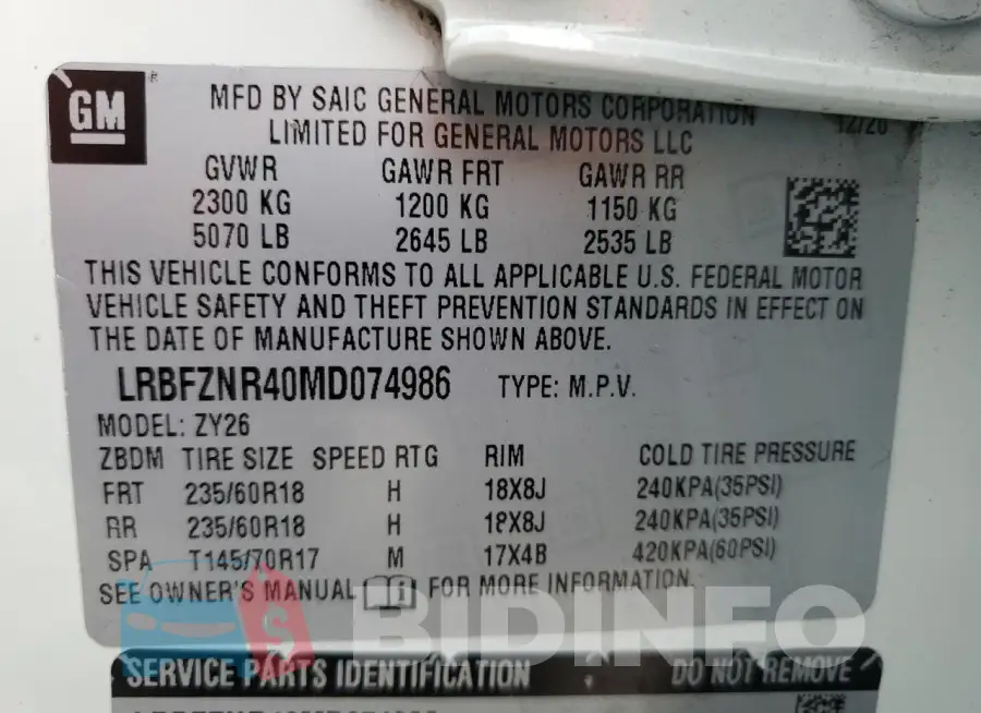 LRBFZNR40MD074986 Photo# 13