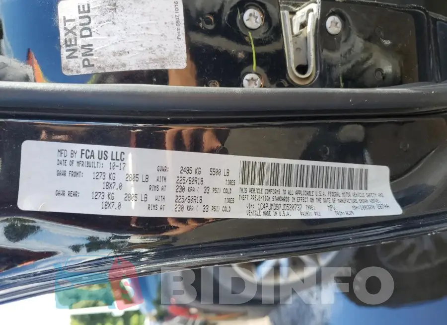 1C4PJMDB7JD520737 Photo# 13