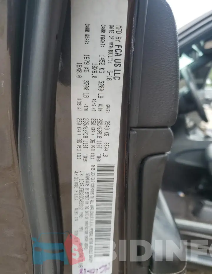 1C4RJFBG2GC458312 Photo# 14
