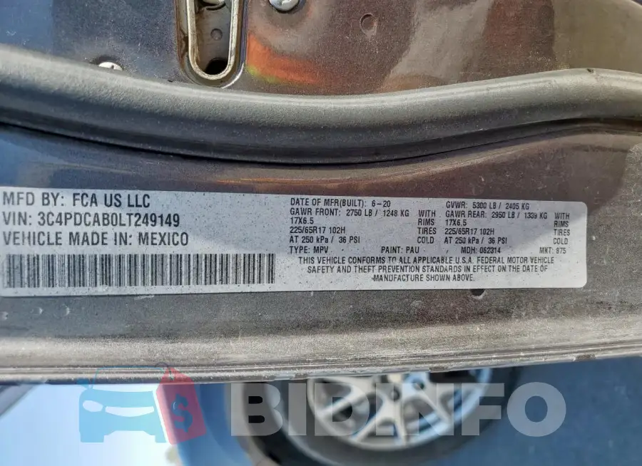 3C4PDCAB0LT249149 Photo# 13