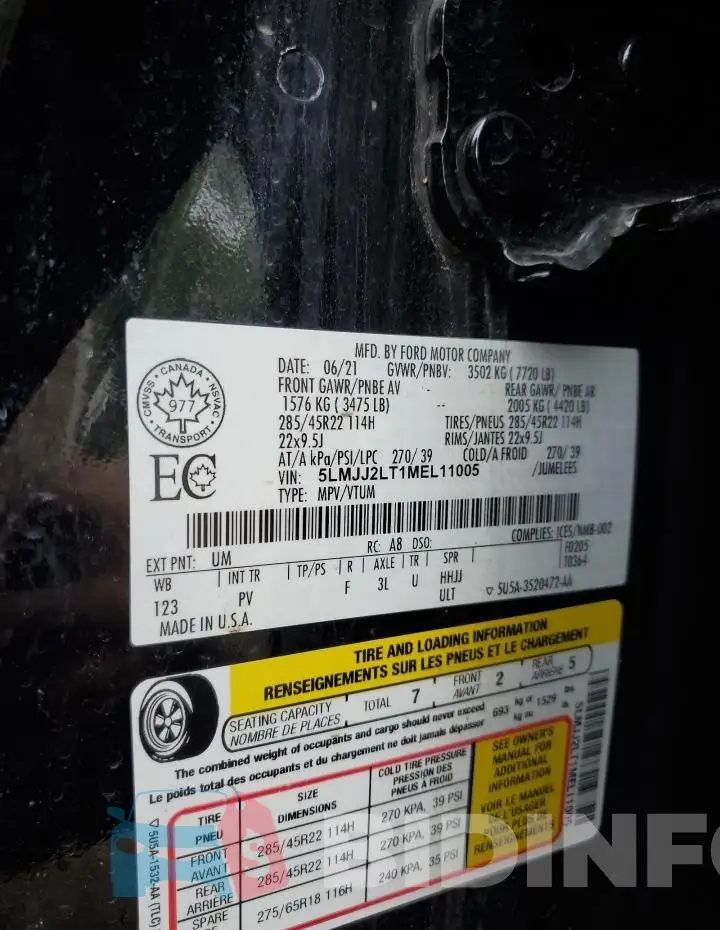 5LMJJ2LT1MEL11005 Photo# 14