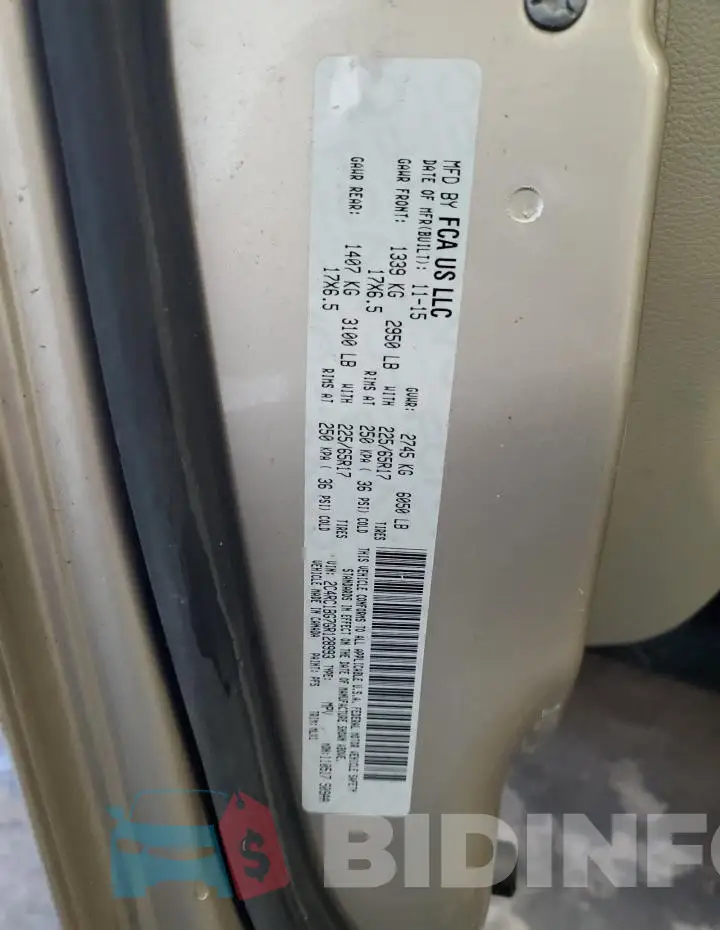 2C4RC1BG7GR128993 Photo# 13