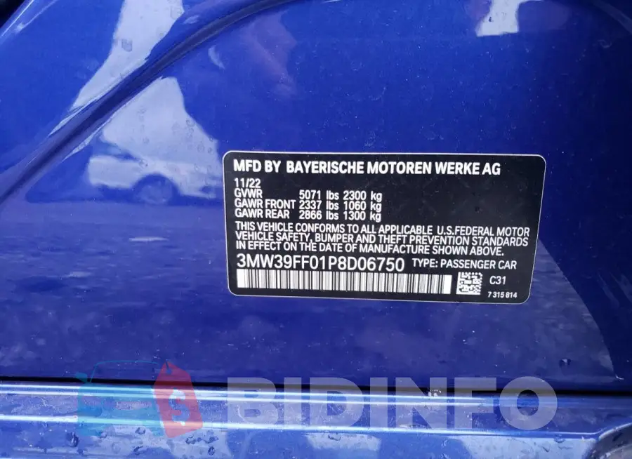 3MW39FF01P8D06750 Photo# 12