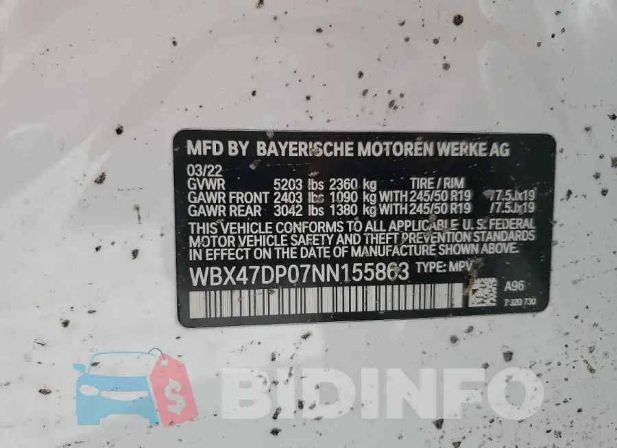 WBX47DP07NN155863 Photo# 13