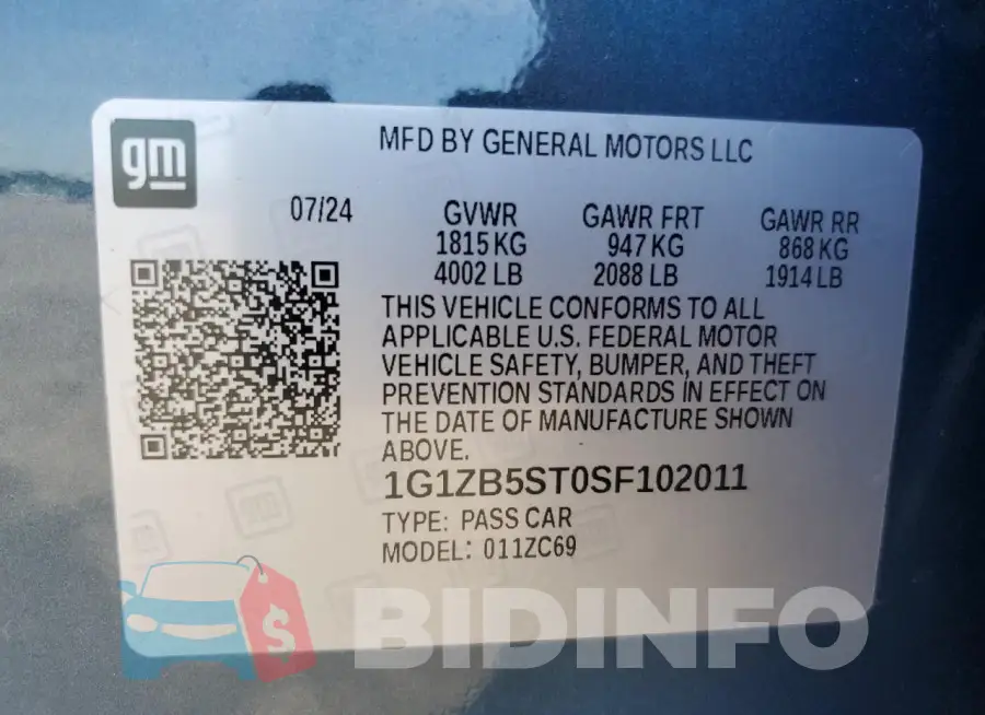 1G1ZB5ST0SF102011 Photo# 12