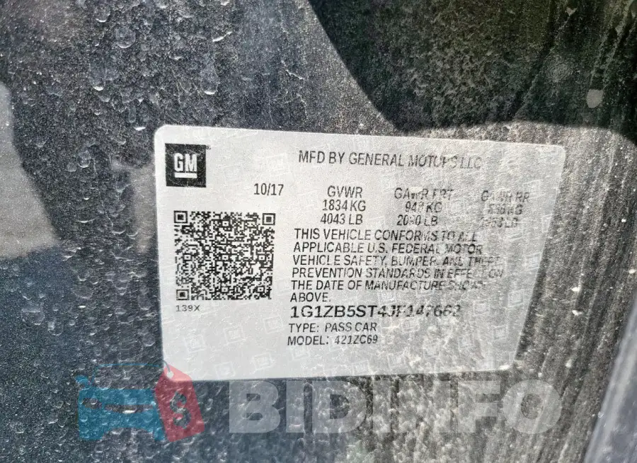 1G1ZB5ST4JF147662 Photo# 13