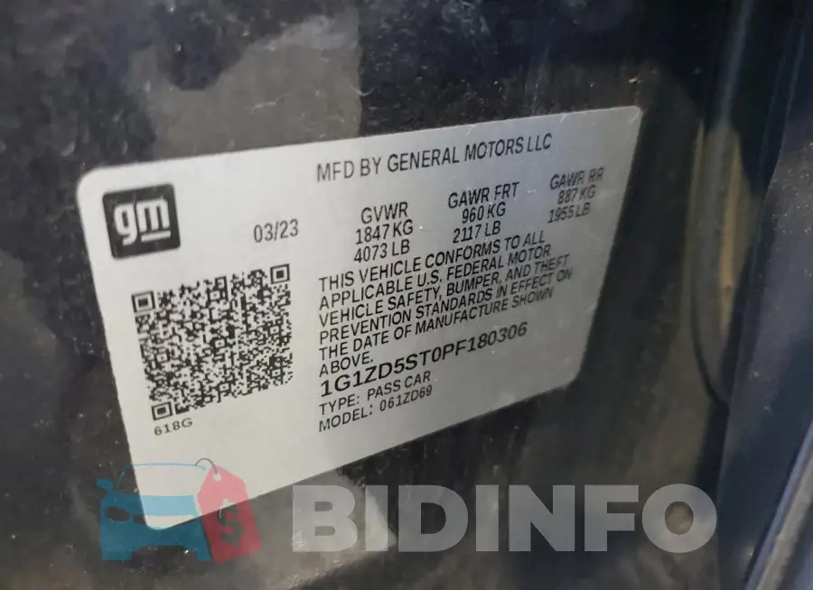 1G1ZD5ST0PF180306 Photo# 12